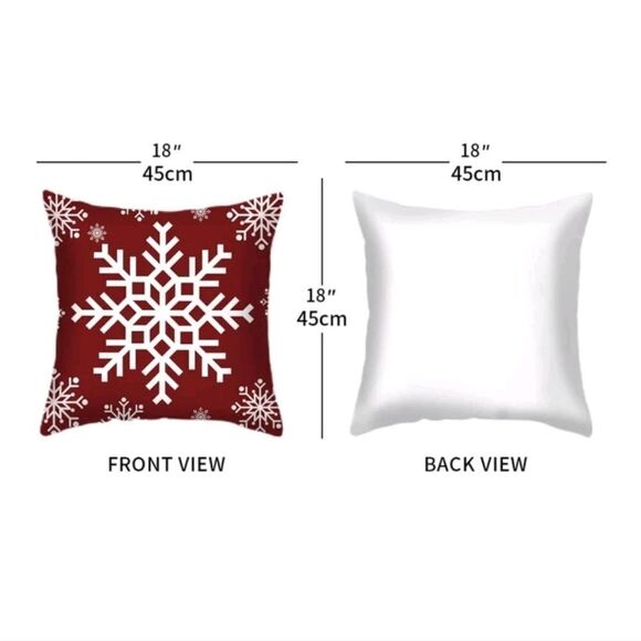 Snowflake ❄️ Pillow Cover - Picture 3 of 4